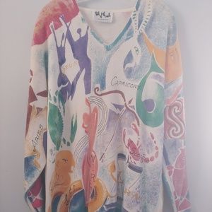 Vintage ZODIAC Talk of The Walk AC Sweater
